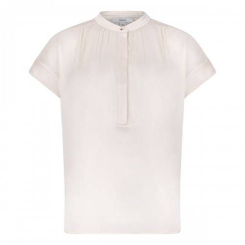 Gathered neck blouse