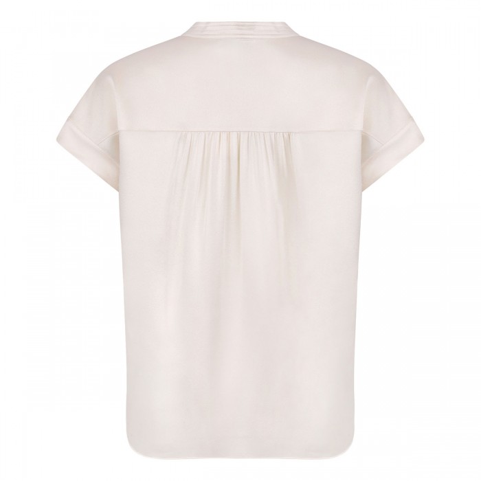 Gathered neck blouse