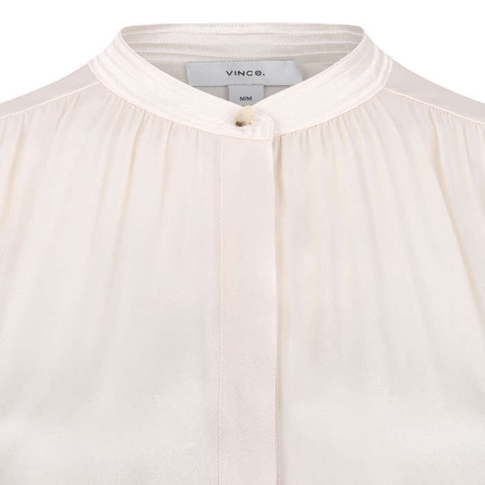 Gathered neck blouse