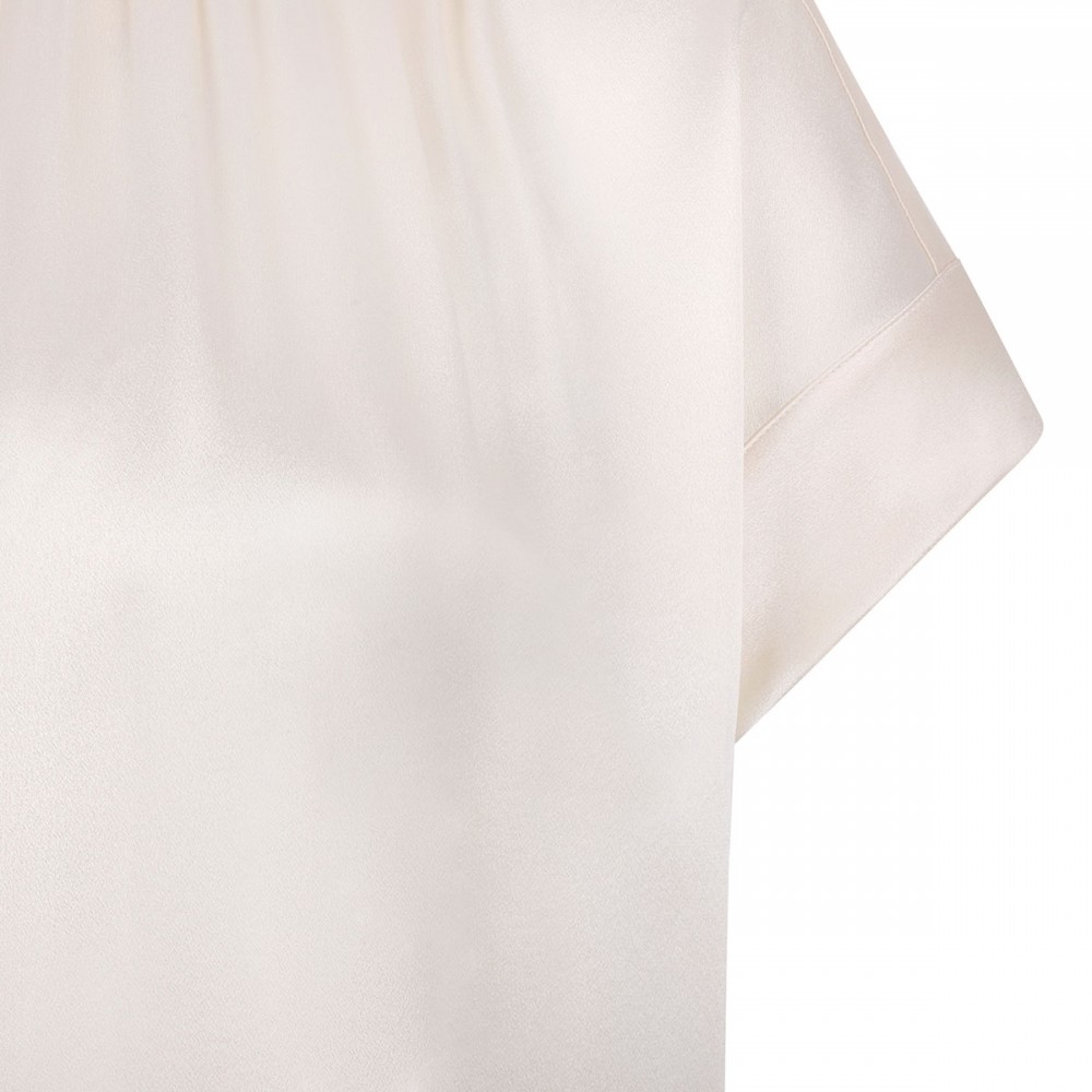 Gathered neck blouse