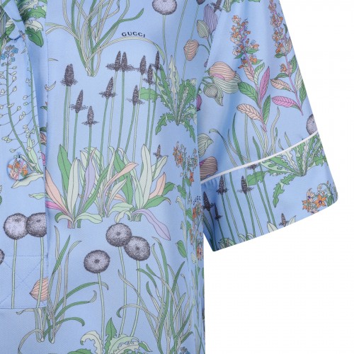 Printed silk twill shirt 2