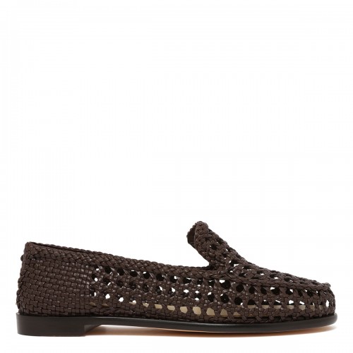 Dolly woven leather loafers