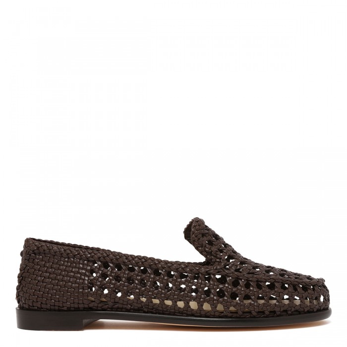 Dolly woven leather loafers