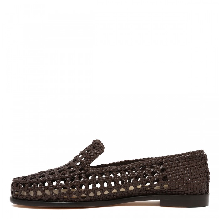 Dolly woven leather loafers