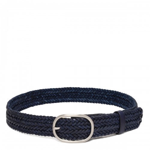 Navy handwoven belt