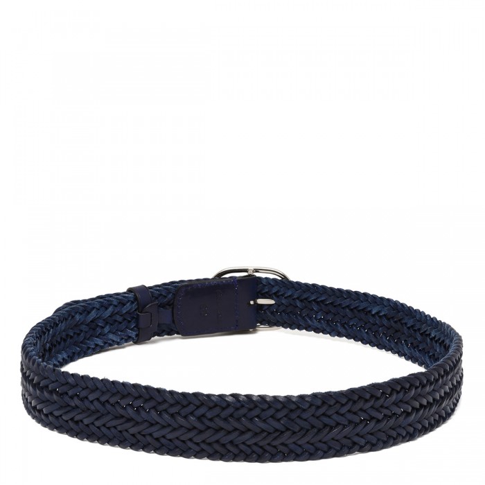 Navy handwoven belt