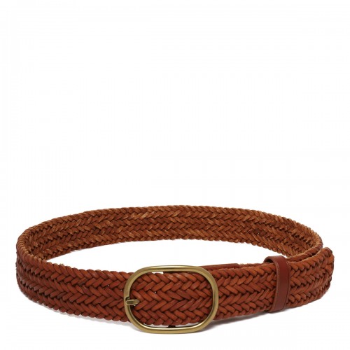 Tan handwoven belt