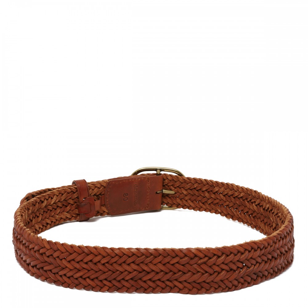 Tan handwoven belt