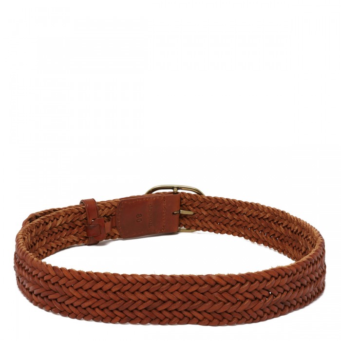 Tan handwoven belt