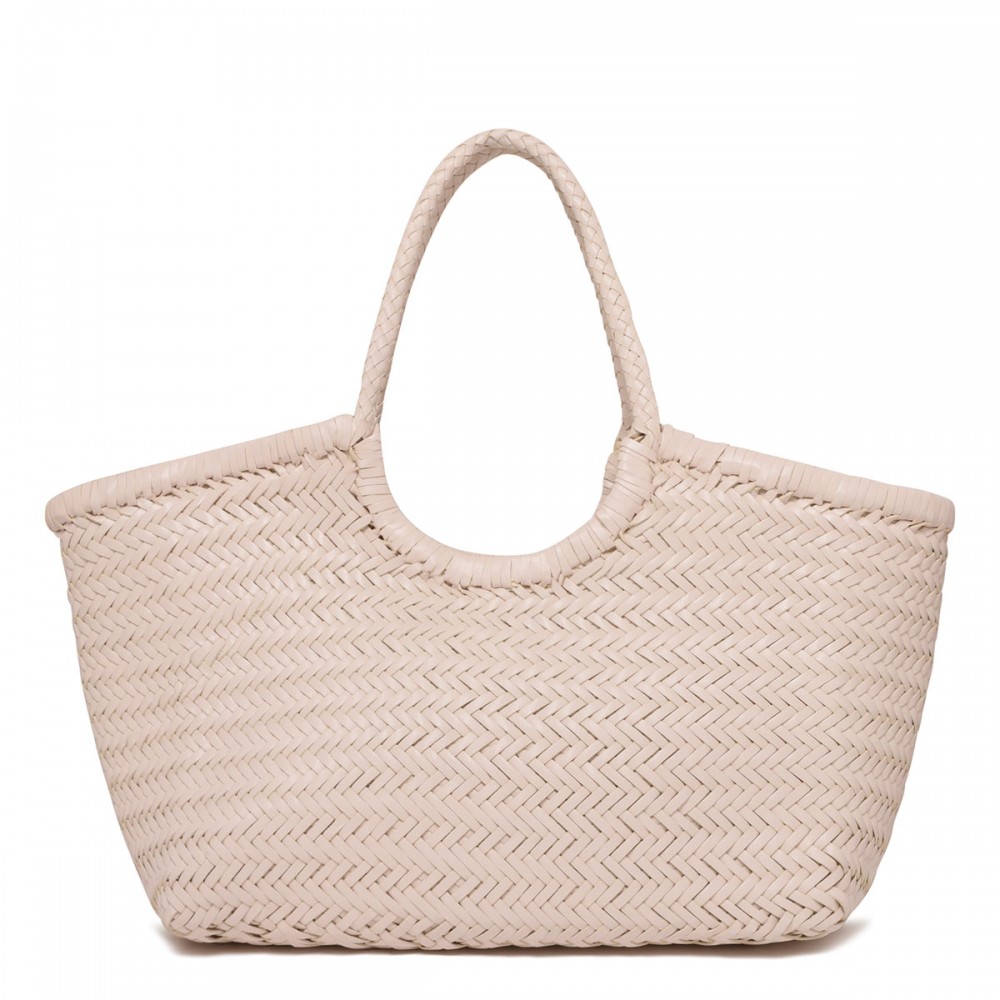 Nantucket Big woven leather handbag