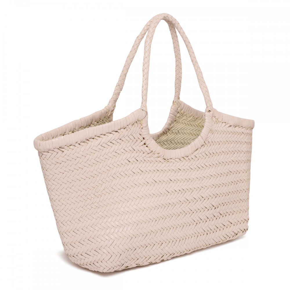 Nantucket Big woven leather handbag