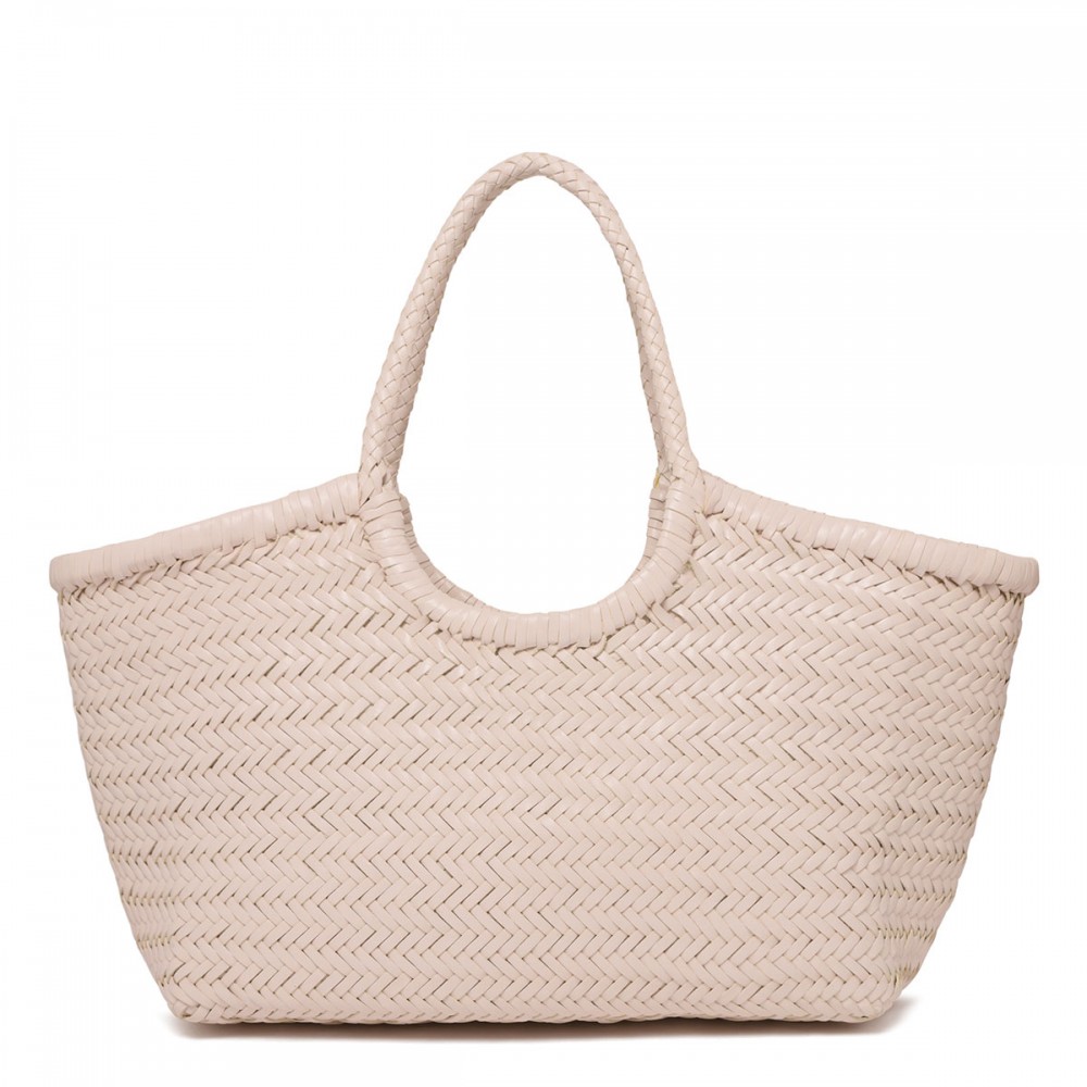 Nantucket Big woven leather handbag