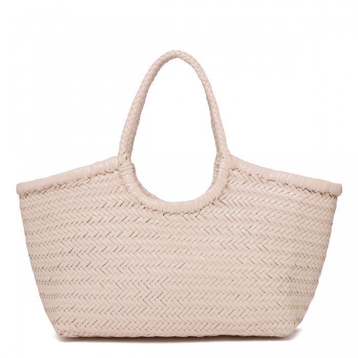 Nantucket Big woven leather handbag