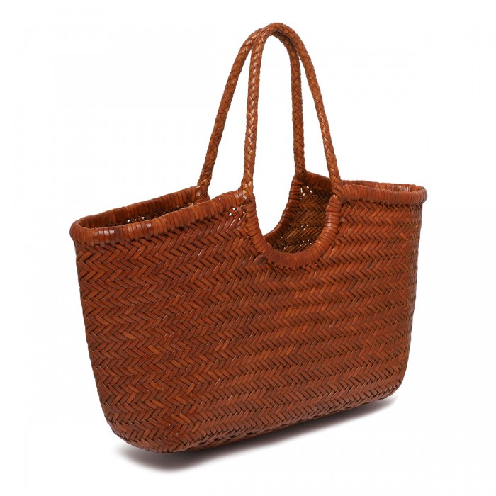 Nantucket Big woven leather handbag