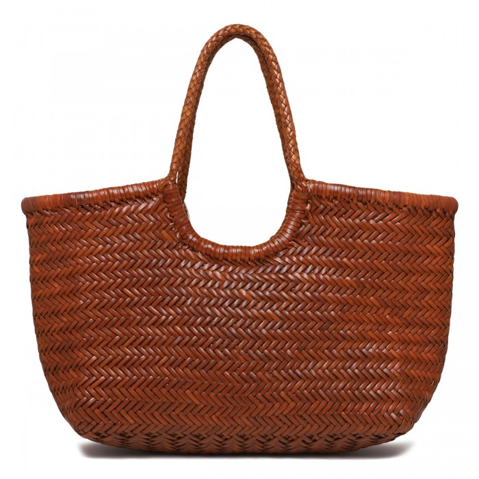 Nantucket Big woven leather handbag