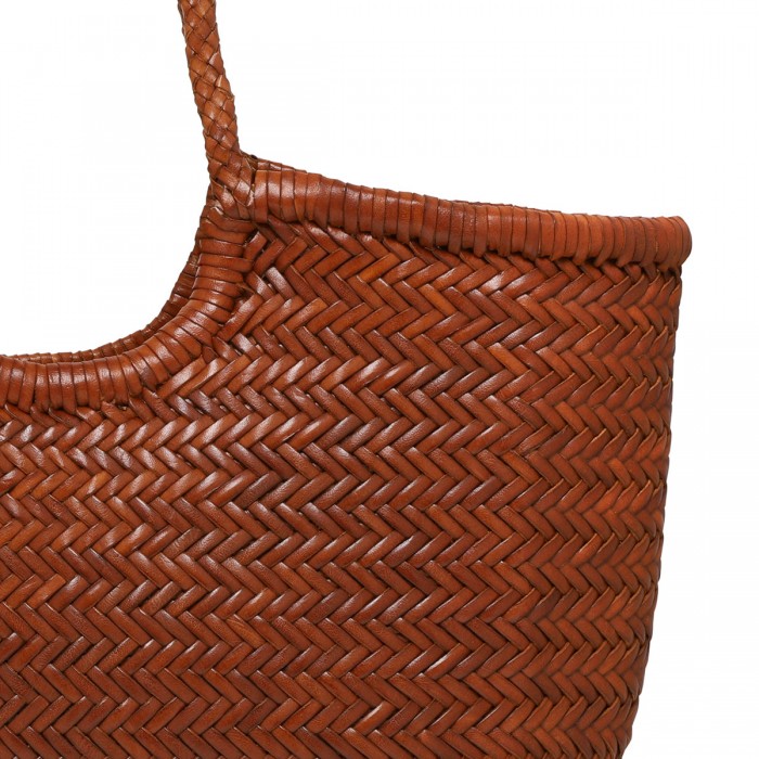 Nantucket Big woven leather handbag
