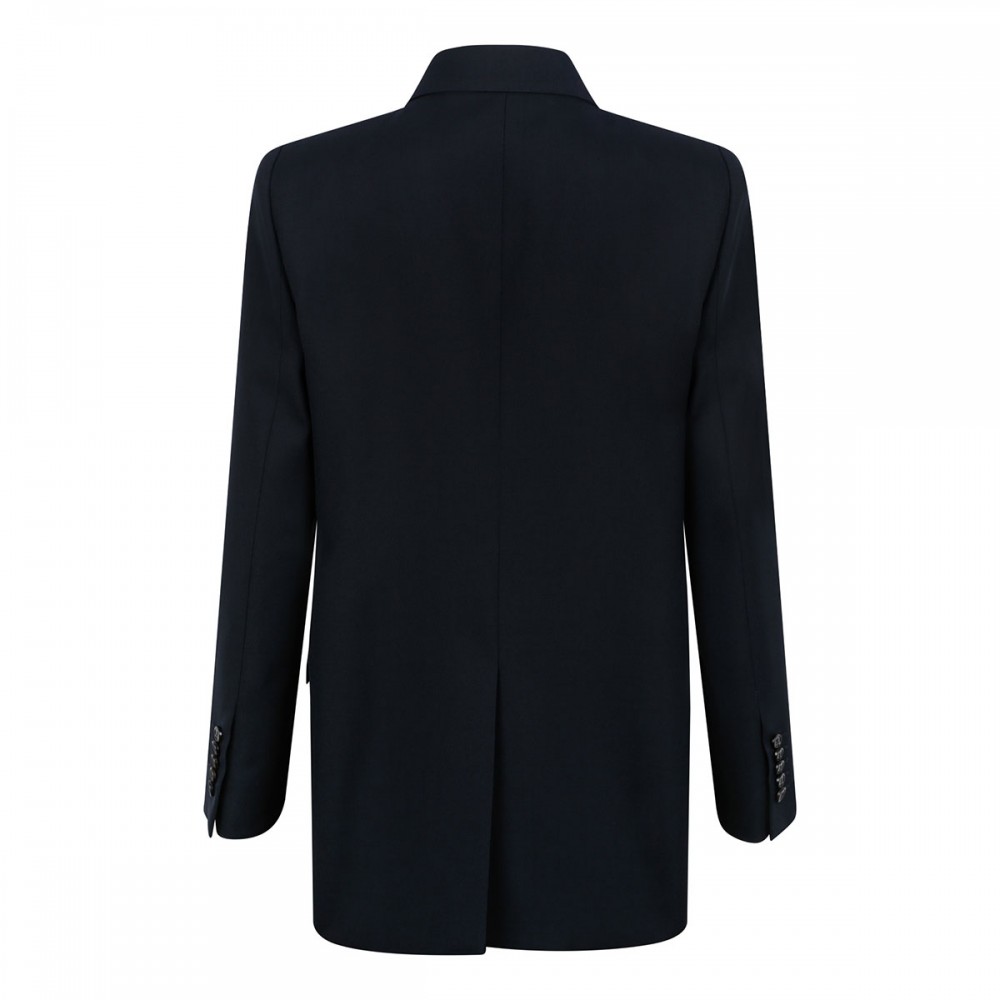 Double-breasted wool blazer