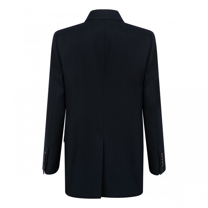 Double-breasted wool blazer