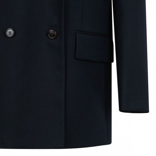 Double-breasted wool blazer 2