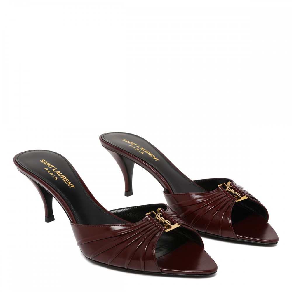 Babylone leather 60 mules