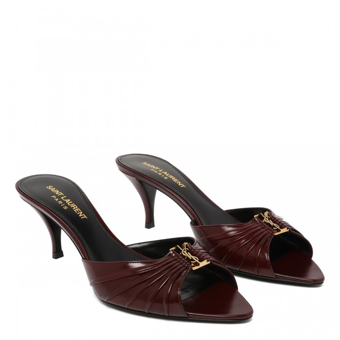 Babylone leather 60 mules