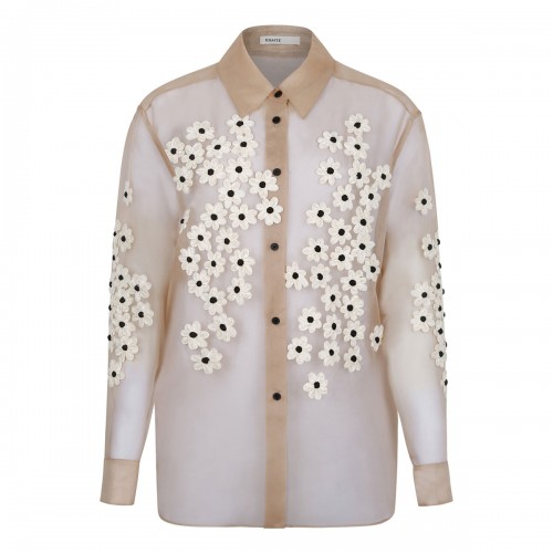 Argo floral embroideries top