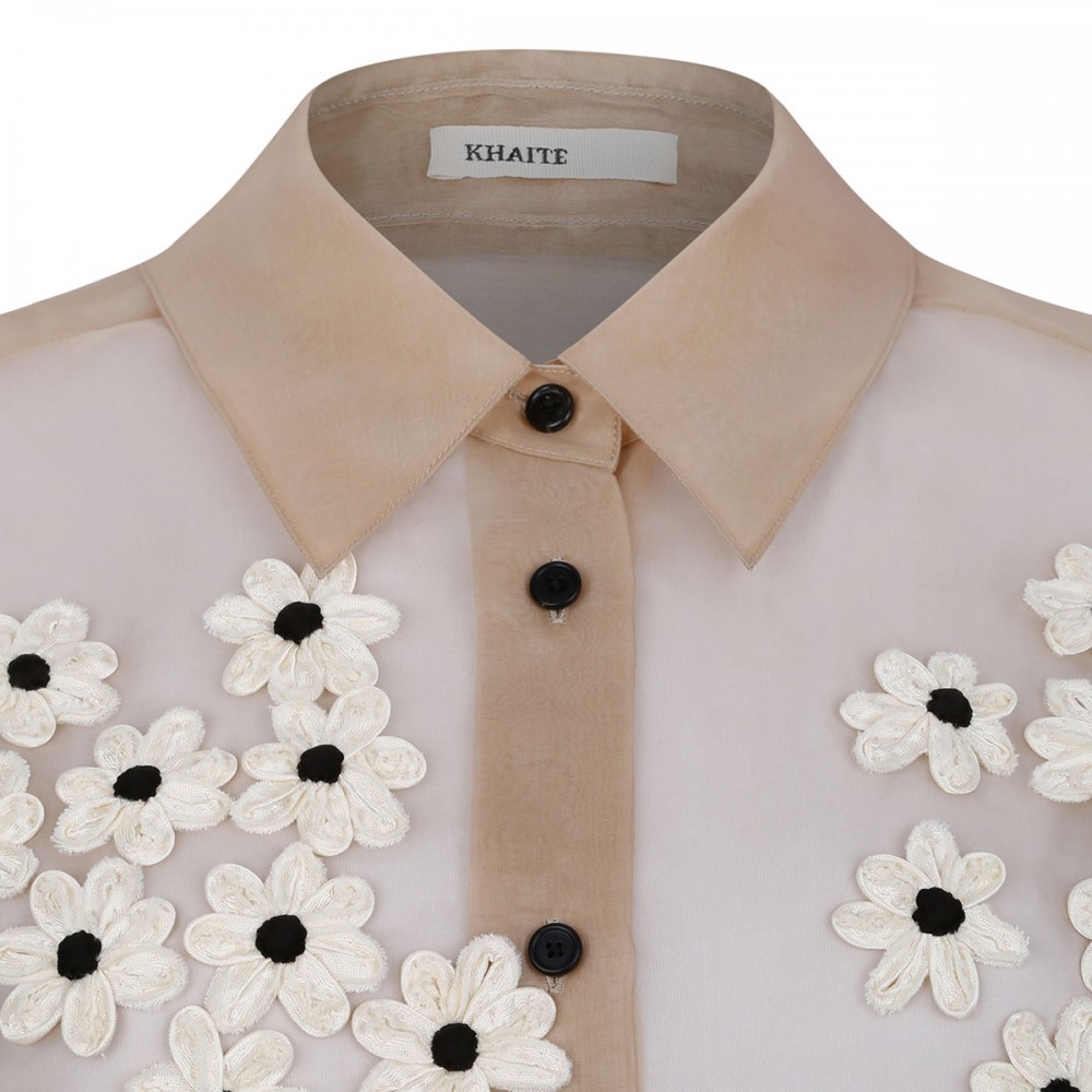 Argo floral embroideries top