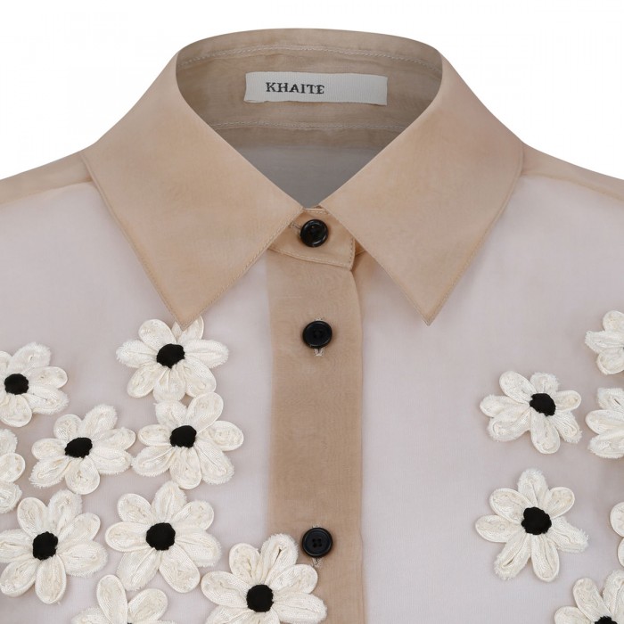 Argo floral embroideries top