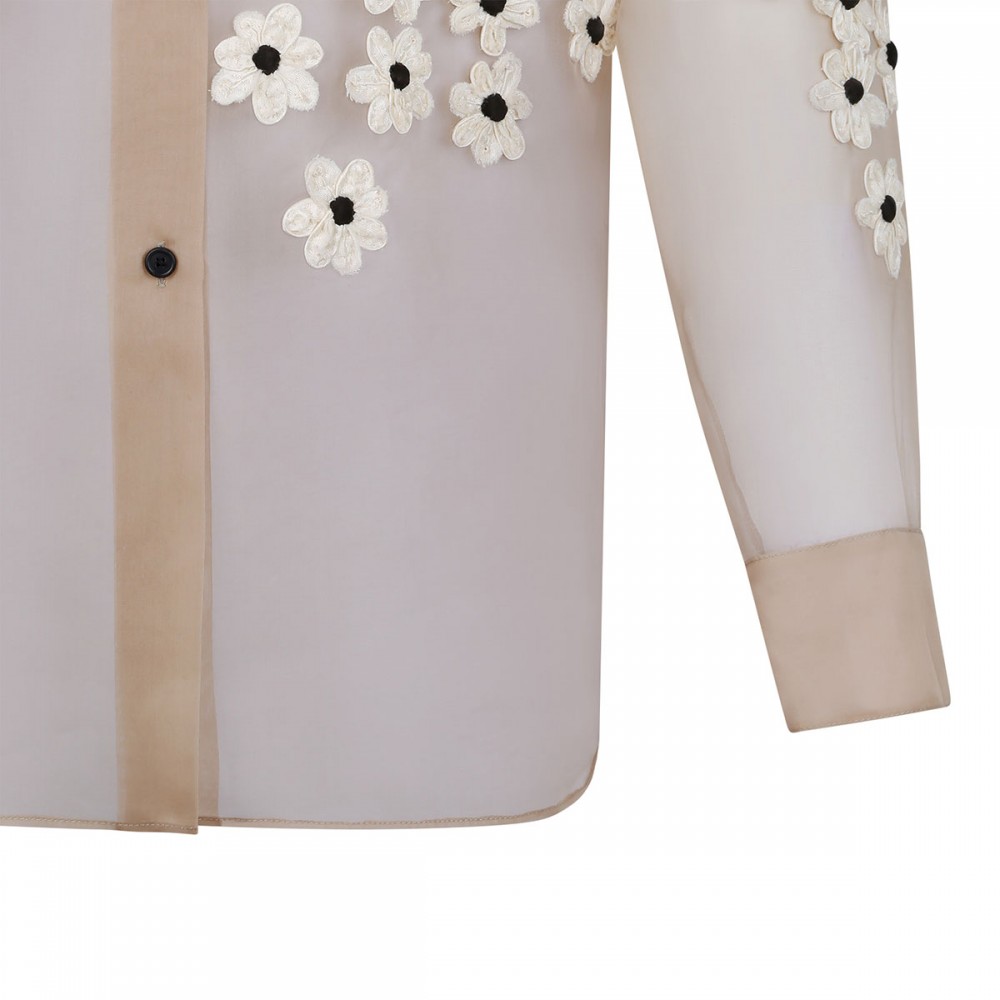 Argo floral embroideries top