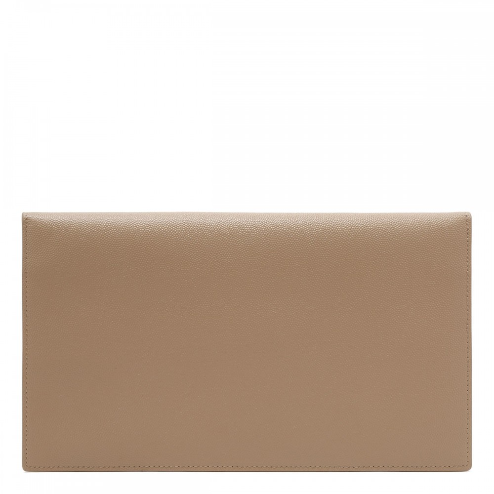 Uptown grain de poudre leather pouch