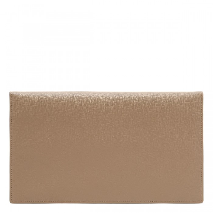 Uptown grain de poudre leather pouch
