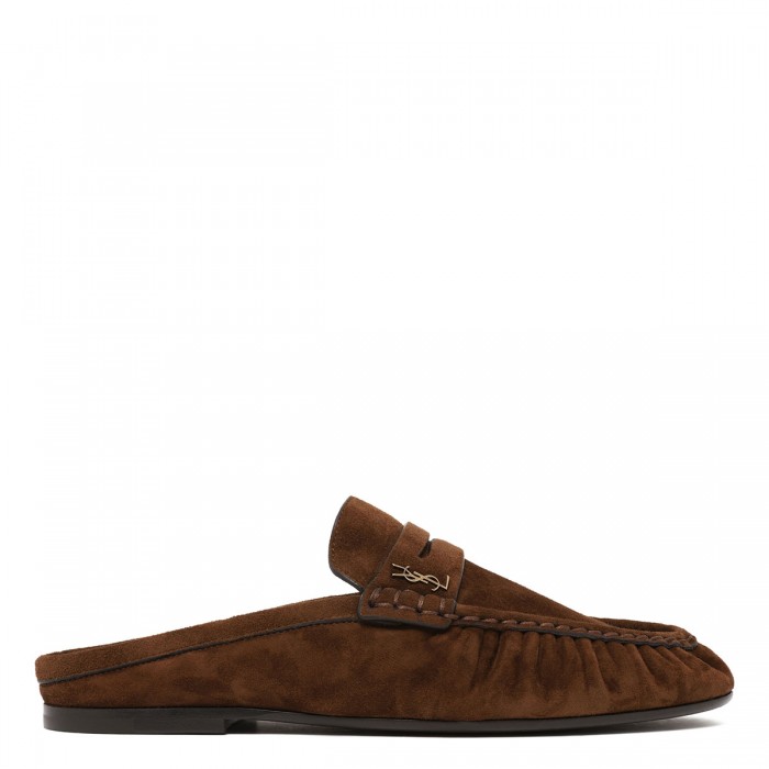 Le Loafers suede mules