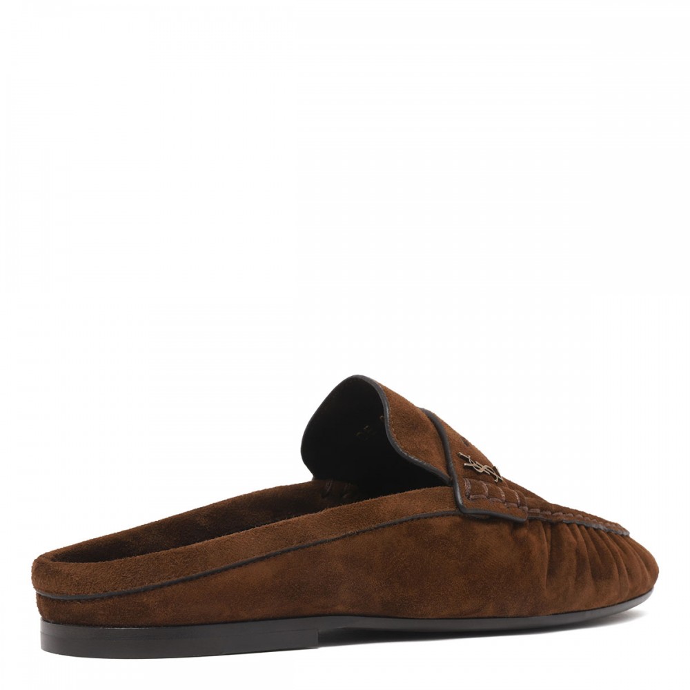 Le Loafers suede mules