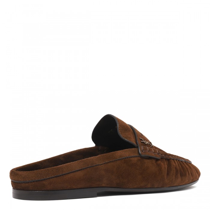 Le Loafers suede mules