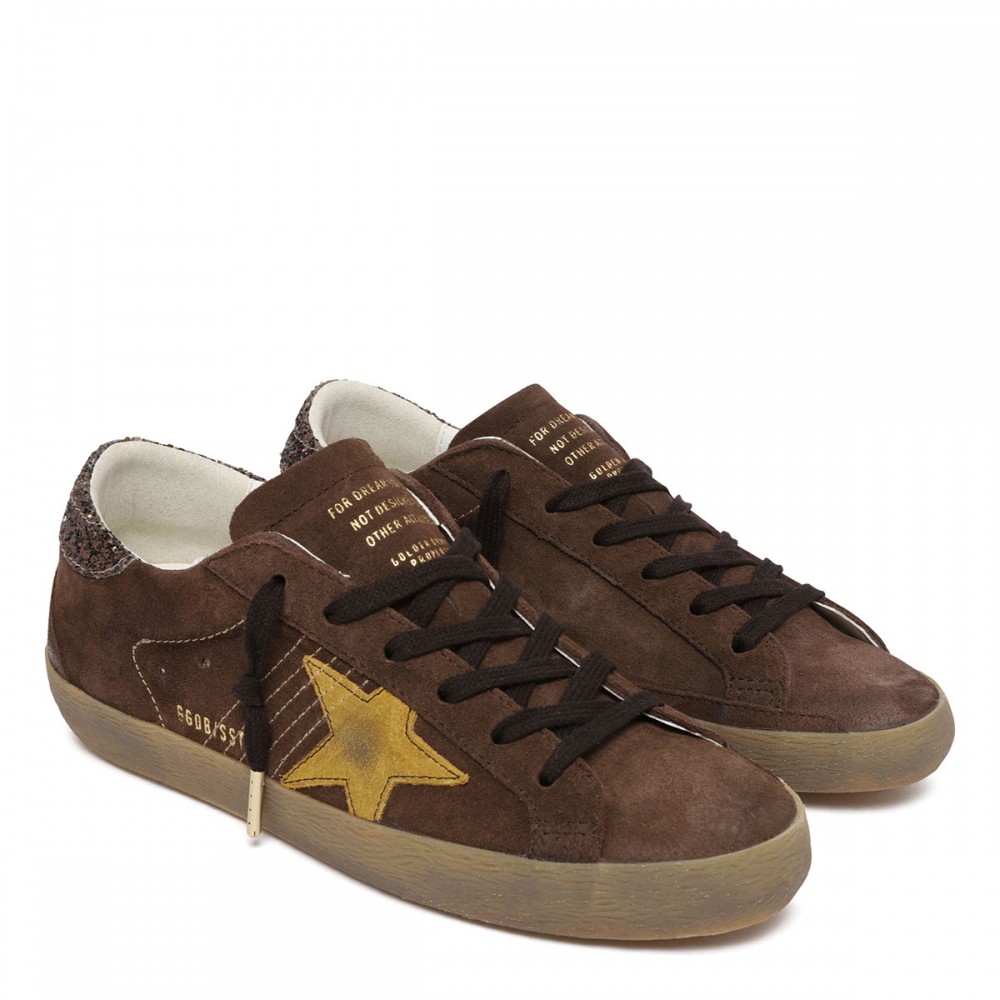 SuperStar brown suede sneakers