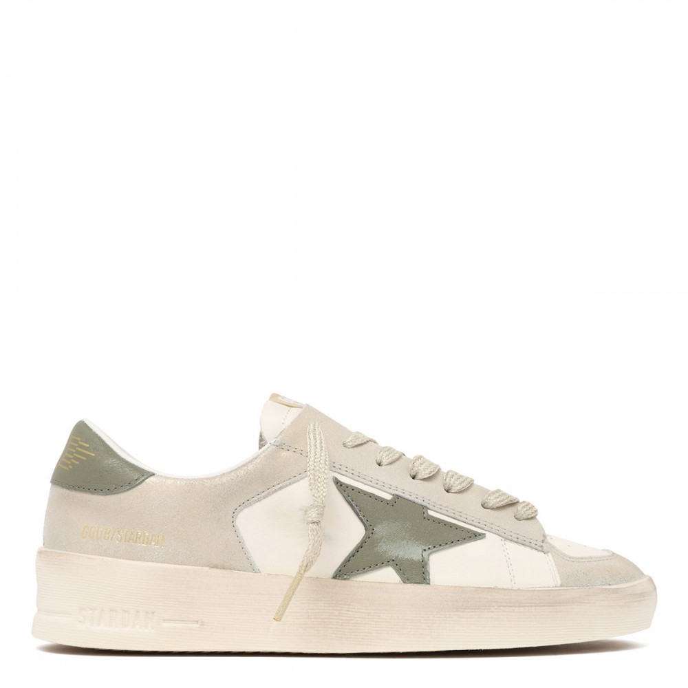 Stardan suede and leather sneakers