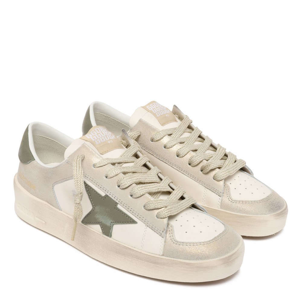 Stardan suede and leather sneakers