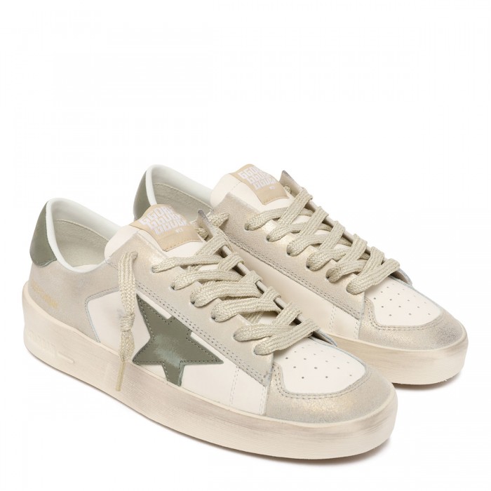 Stardan suede and leather sneakers