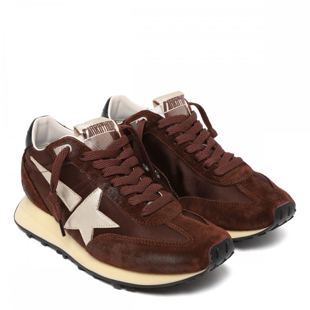 Running Marathon suede and satin...