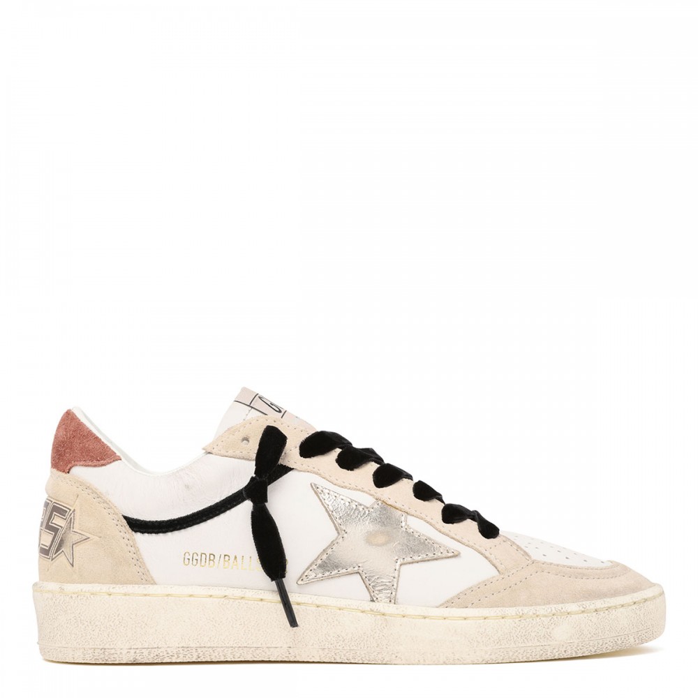 BallStar suede and nappa sneakers
