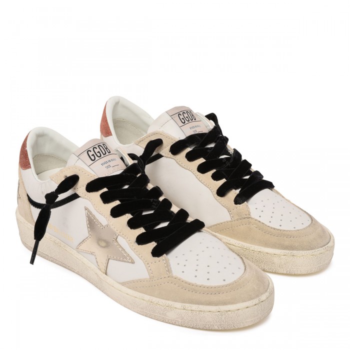 BallStar suede and nappa sneakers