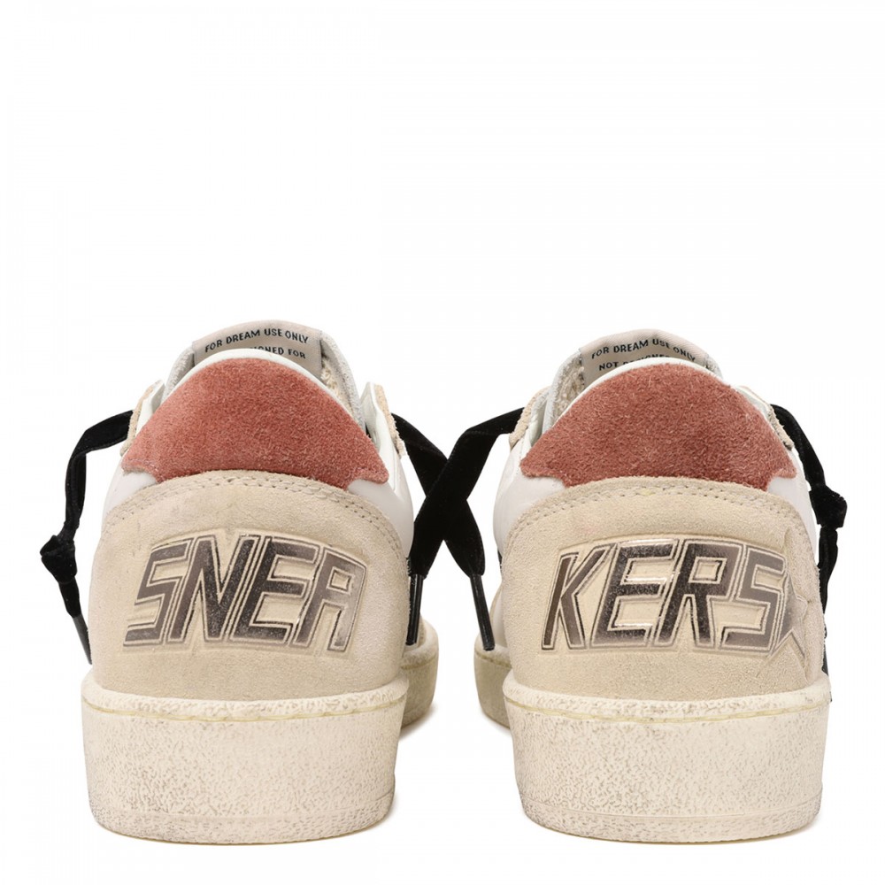 BallStar suede and nappa sneakers