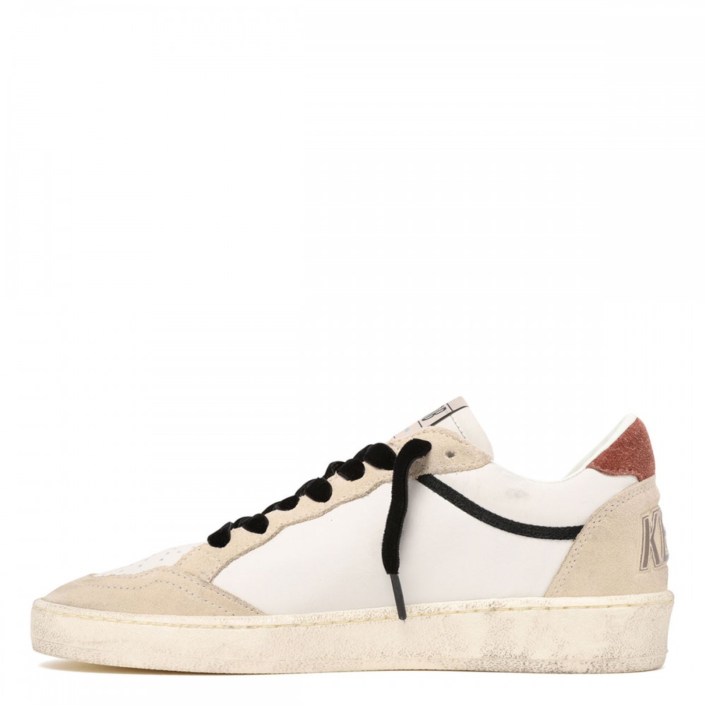 BallStar suede and nappa sneakers