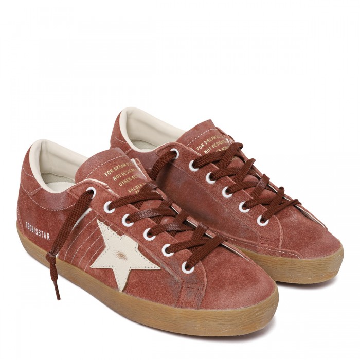 SuperStar waxed suede sneakers