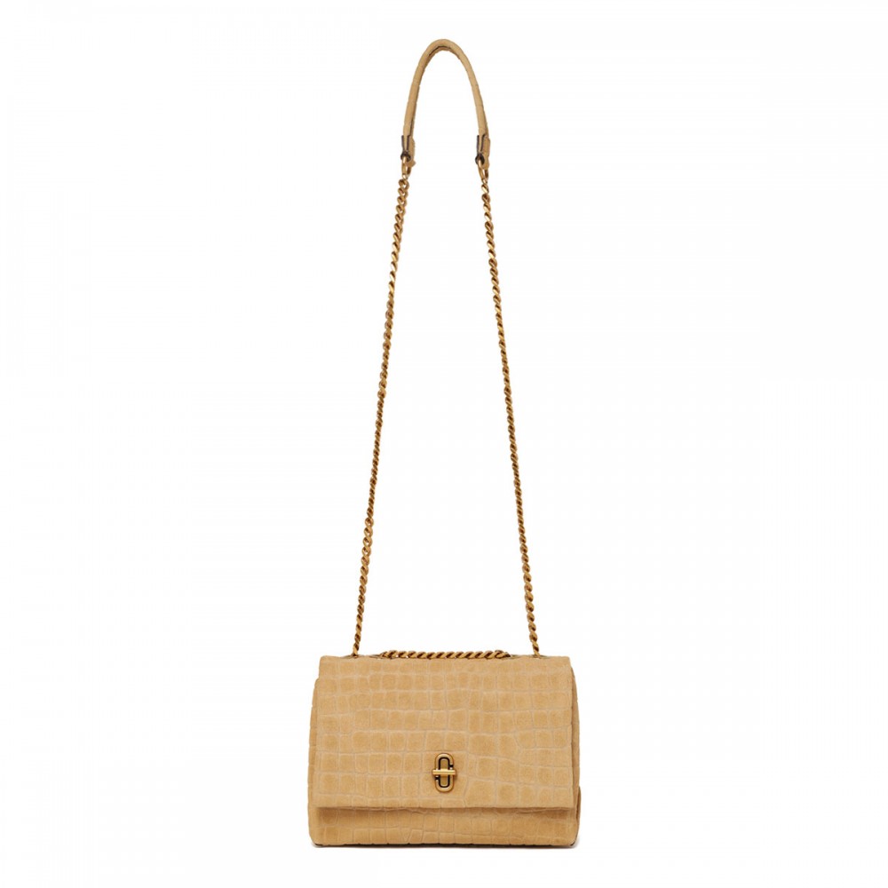 The Suede Croc Slim Dual shoulder bag