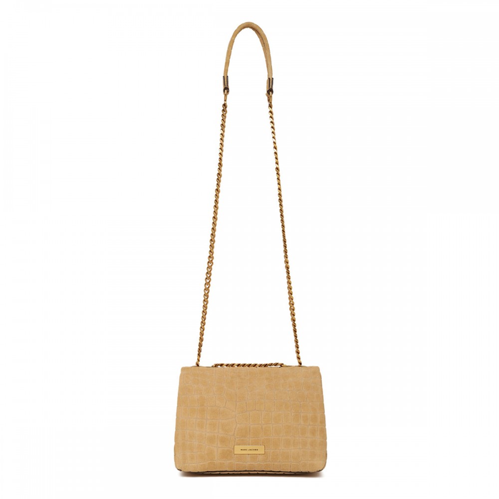The Suede Croc Slim Dual shoulder bag