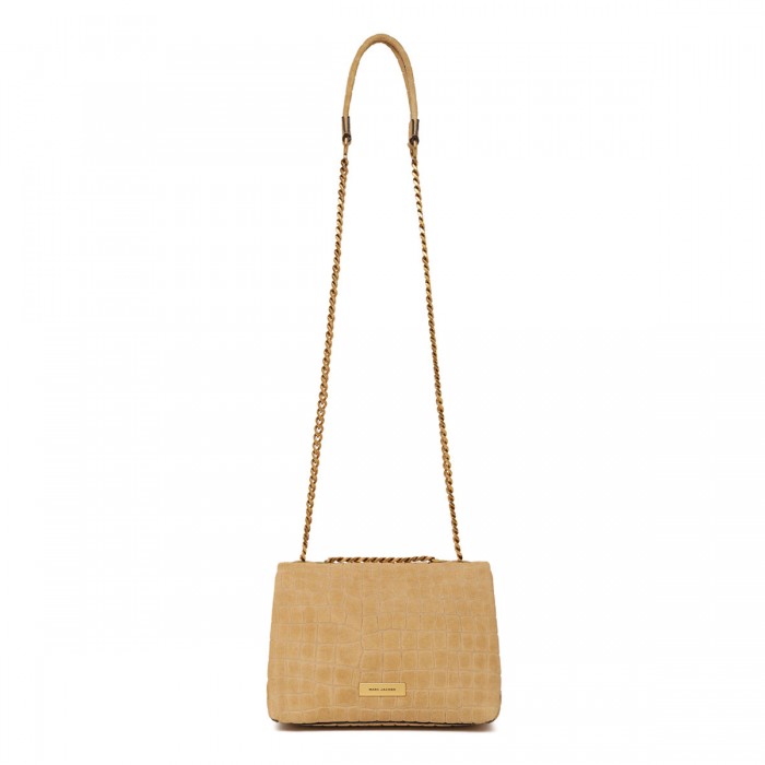 The Suede Croc Slim Dual shoulder bag