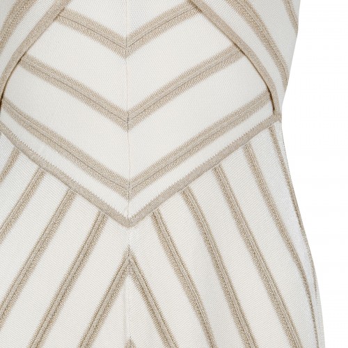 Luna metallic halter dress 2