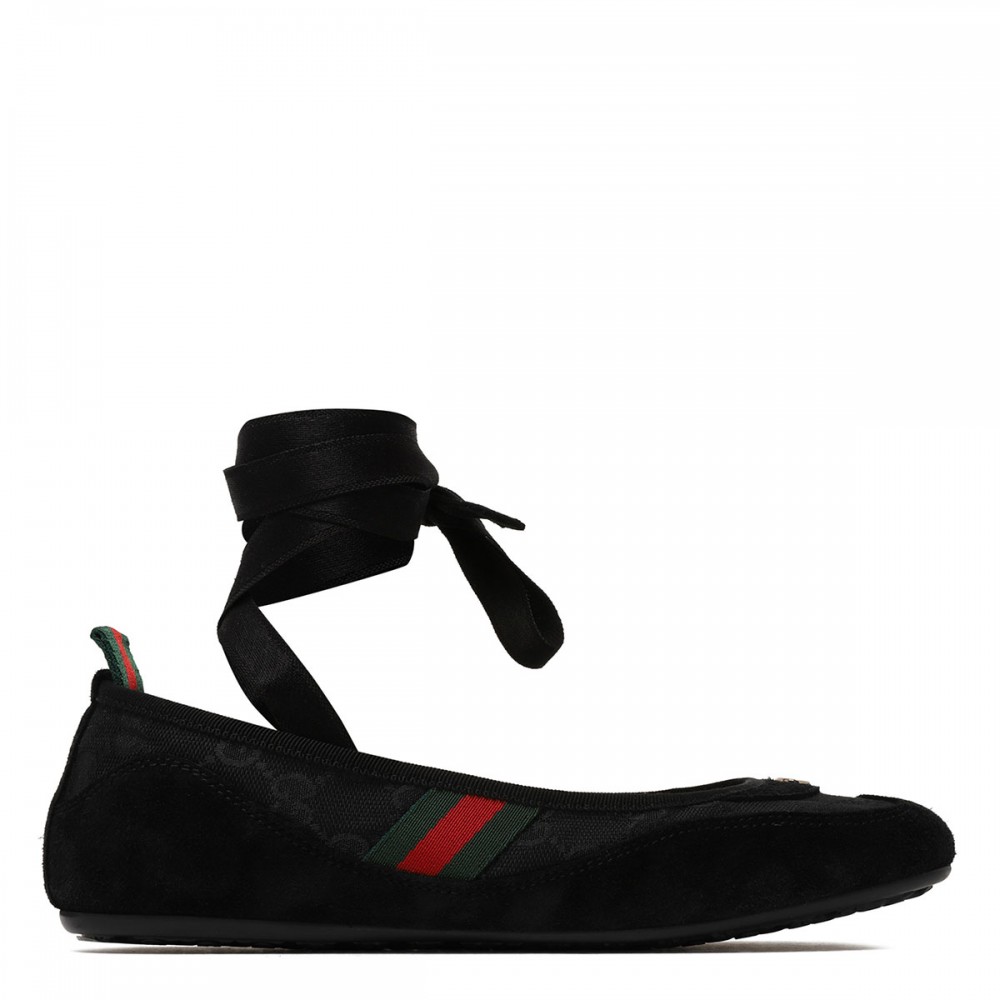 Shift black ballerinas