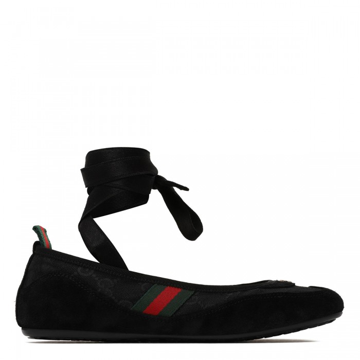 Shift black ballerinas